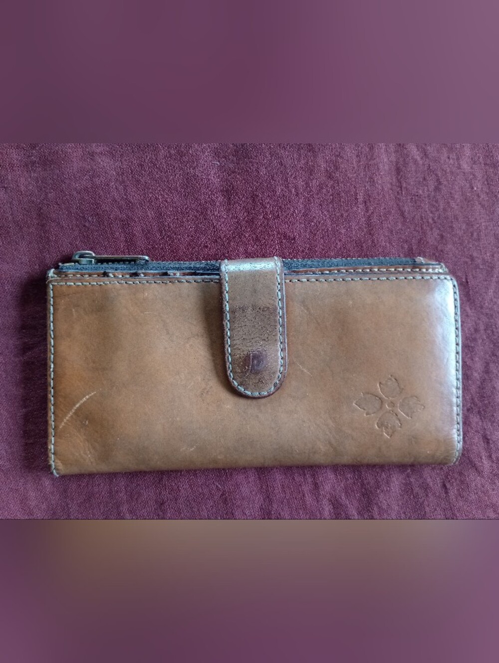 Patricia Nash Leather Long Wallet